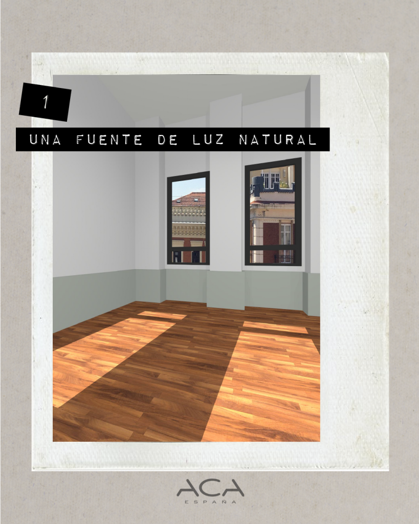 1.UNA FUENTE DE LUZ NATURAL